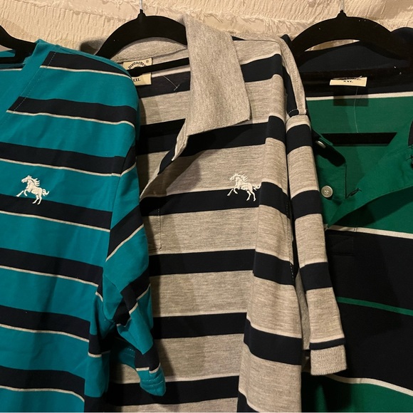 Brand New Striped Dino Roberts shirts size XXL - Picture 3 of 8